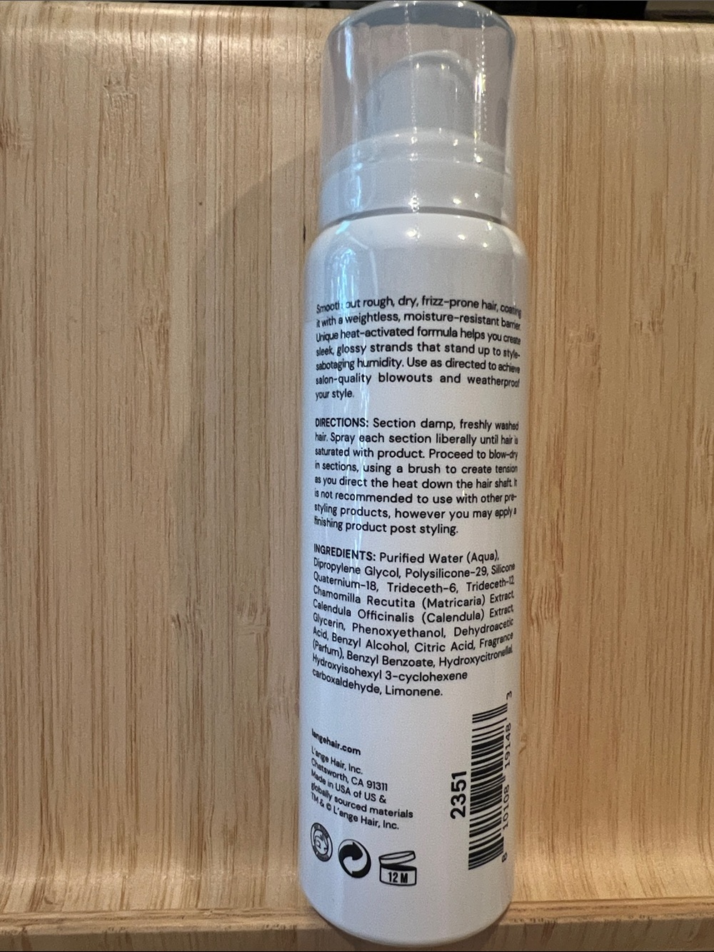 L’ange Glass Hair Thermal Blowout Primer new - Picture 2 of 3